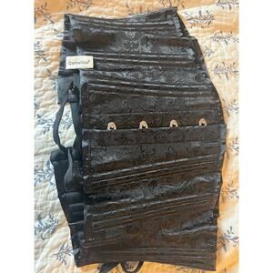 Camellias corset black excellent conditions
